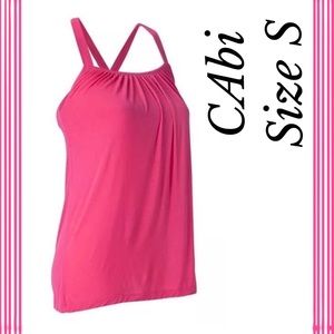 CAbi S Tank Top 409 Adjustable Straps Shelf Bra